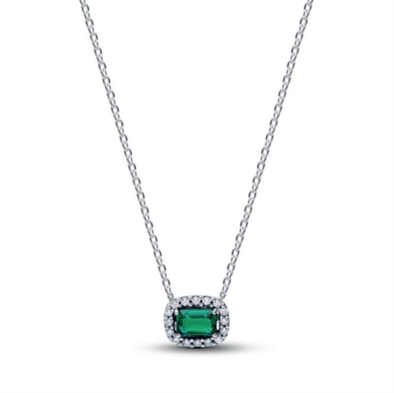 Collana Pandora Donna Classic Stone in Argento Cubic Zirconia 394503C01-45 - 394503C01-45